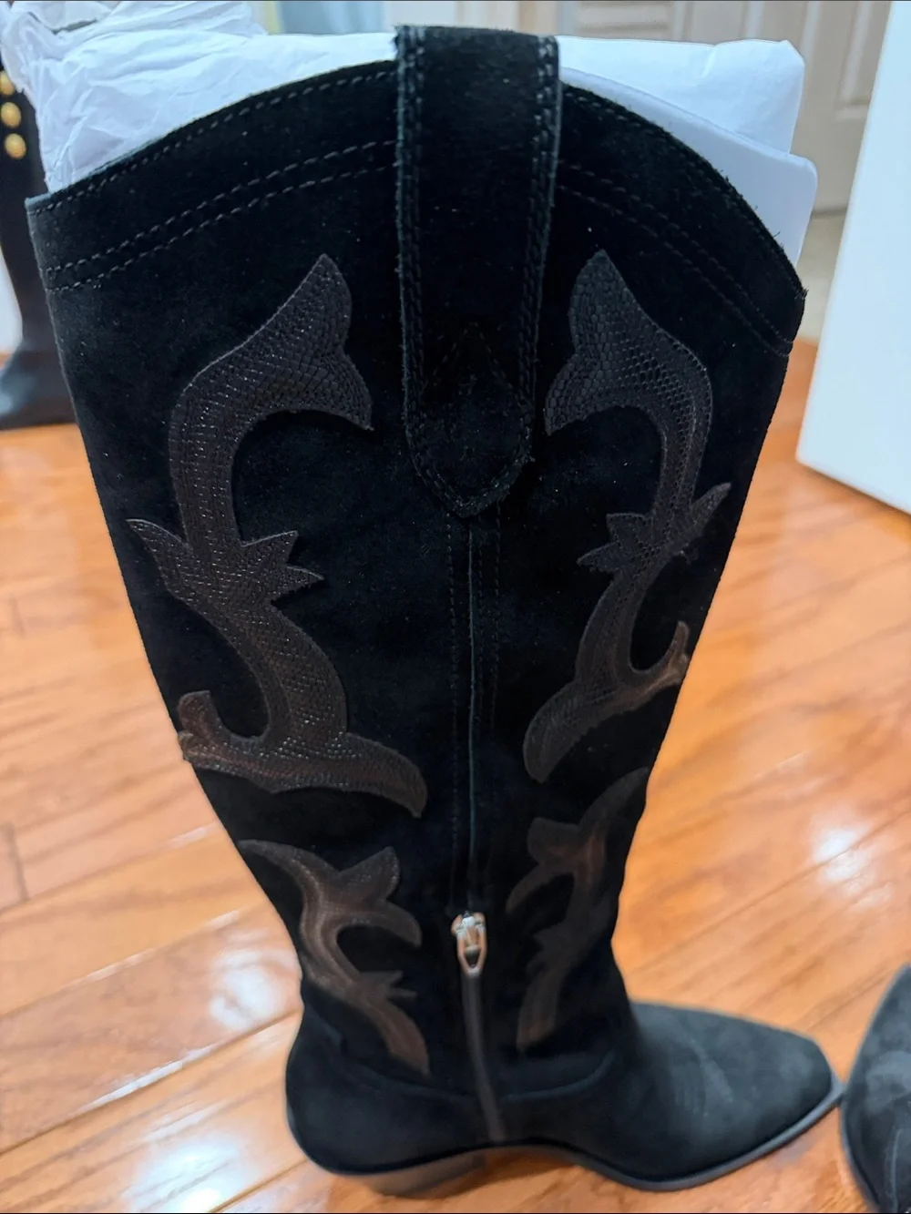 Dolce Vita Black Suede Over-the-Knee Boots